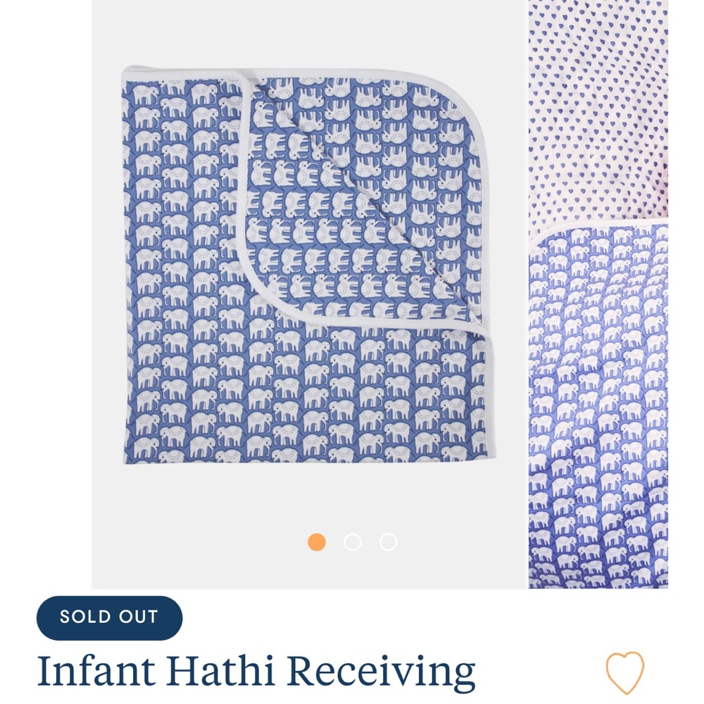 Roller Rabbit Infant Receiving Blanket